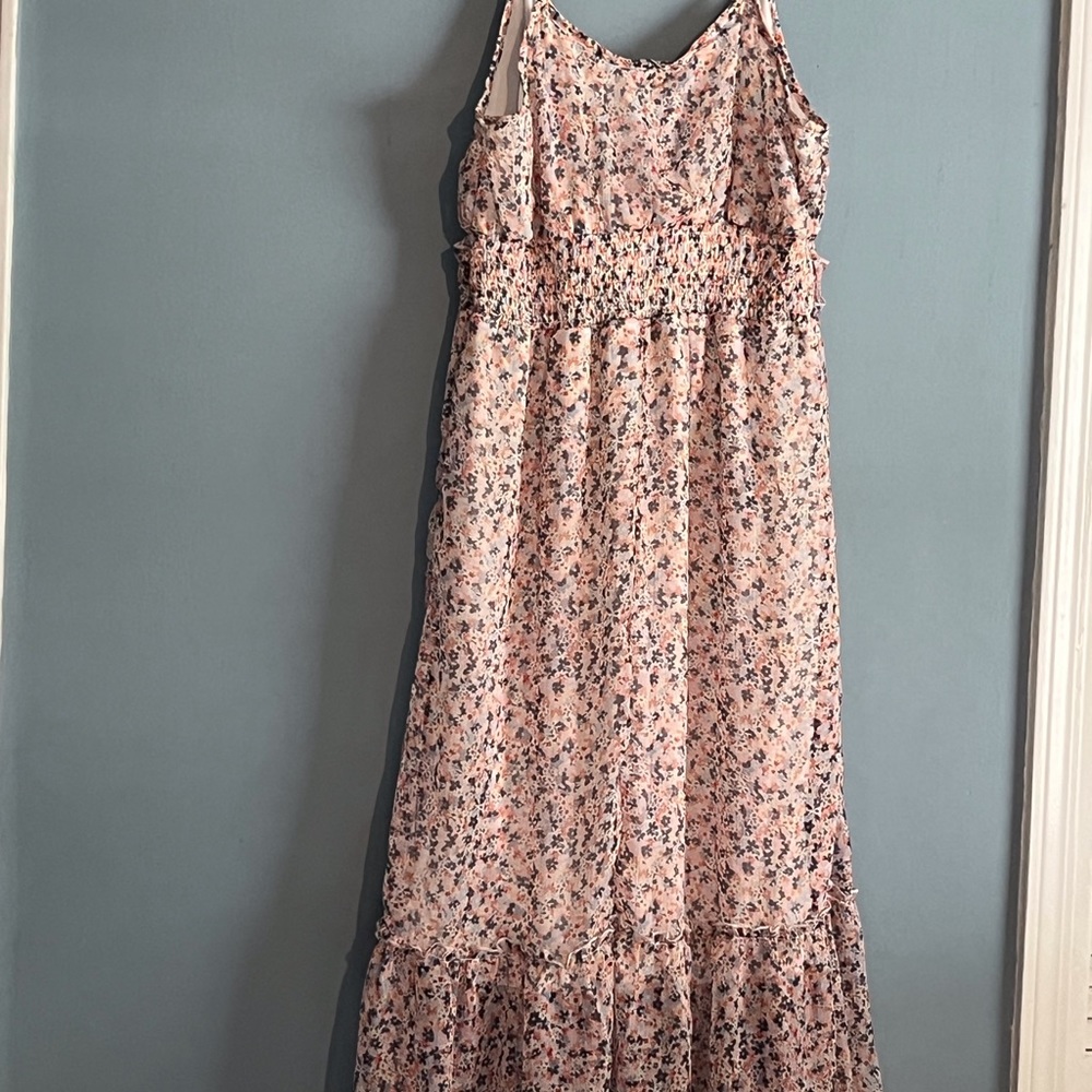 SELLING CHARLOTTE RUSSE DRESS 👗 SIZE XL FLORAL COLOR SLEEVELESS BNWT - Picture 6 of 16